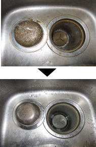 台所のお掃除に